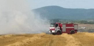 С пожари започна жътвената кампания в Свиленградско